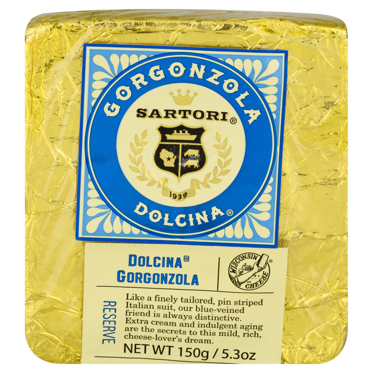 slide 1 of 9, Sartori Dolci Gorgonzola, 150 g