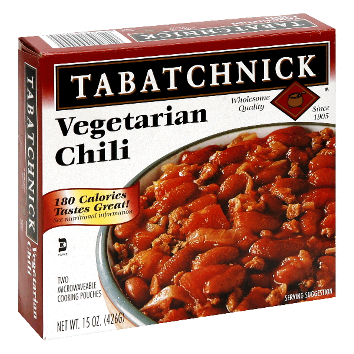 slide 1 of 1, Tabatchnick VeGetarian Chili, 15 oz