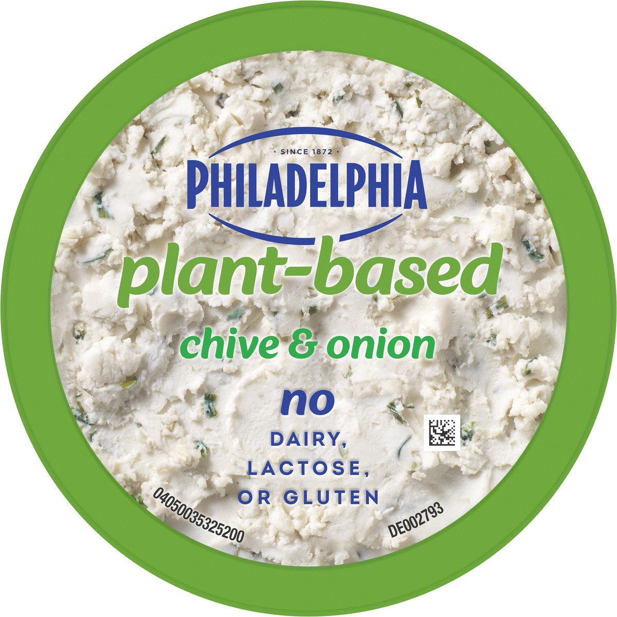slide 2 of 9, Philadelphia Plant-Based Dairy Free Chive & Onion Cream Cheese Spread, 8 oz Tub, 8 oz