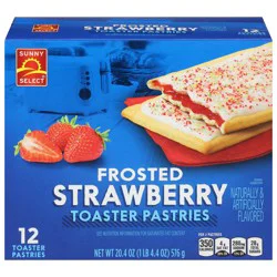 Sunny Select Frosted Strawberry Toaster Pastries 12 ea