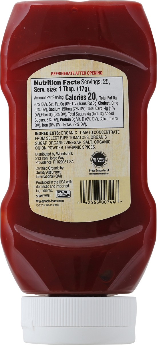 slide 8 of 13, Woodstock Organic Tomato Ketchup 15 oz, 15 oz