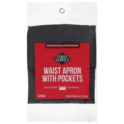First Street Black Cobbler Apron
