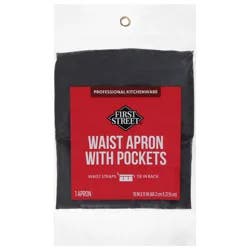 First Street Black Cobbler Apron