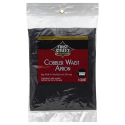 First Street Black Cobbler Apron