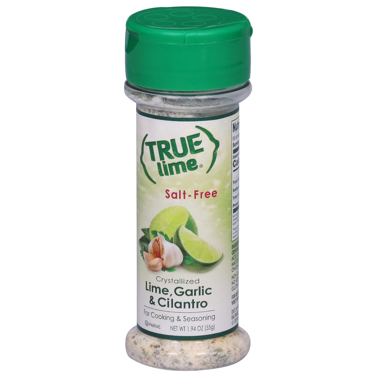 slide 5 of 13, True Lime Salt-Free Crystallized Lime, Garlic & Cilantro 1.94 oz, 1.94 oz