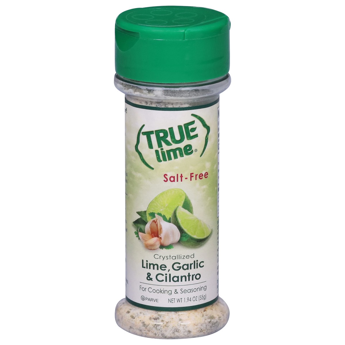 slide 13 of 13, True Lime Salt-Free Crystallized Lime, Garlic & Cilantro 1.94 oz, 1.94 oz