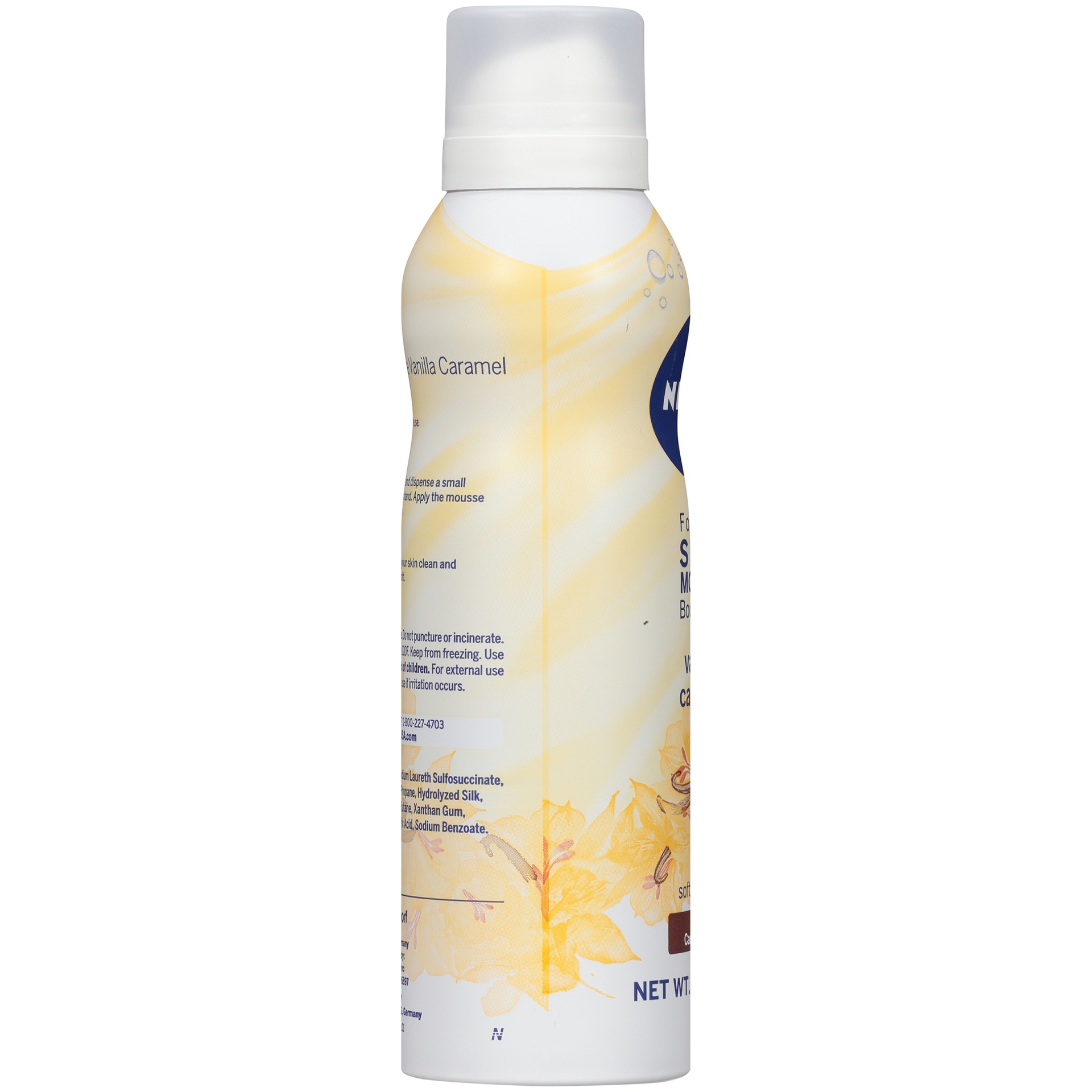 Nivea Vanilla Caramel Foaming Silk Mousse Body Wash 6.8 oz Shipt