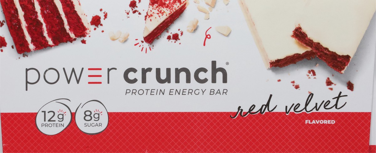 slide 2 of 9, Power Crunch Red Velvet Flavored Protein Energy Bar 12 - 1.4 oz Bars, 12 ct; 1.4 oz