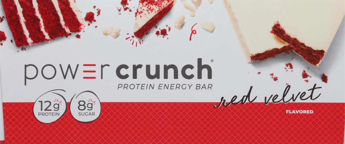 slide 5 of 9, Power Crunch Red Velvet Flavored Protein Energy Bar 12 - 1.4 oz Bars, 12 ct; 1.4 oz