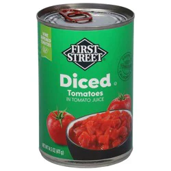 First Street Diced Tomatoes - 14.5 oz