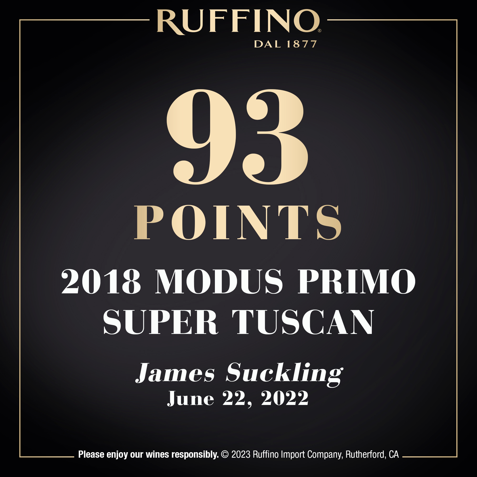 slide 2 of 6, Ruffino Modus Primo Toscana IGT Red Blend, Italian Red Wine, 750 mL Bottle, 25.35 fl. oz