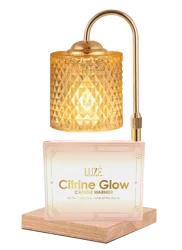 Citrine Glow Adjustable Candle Warmer Lamp