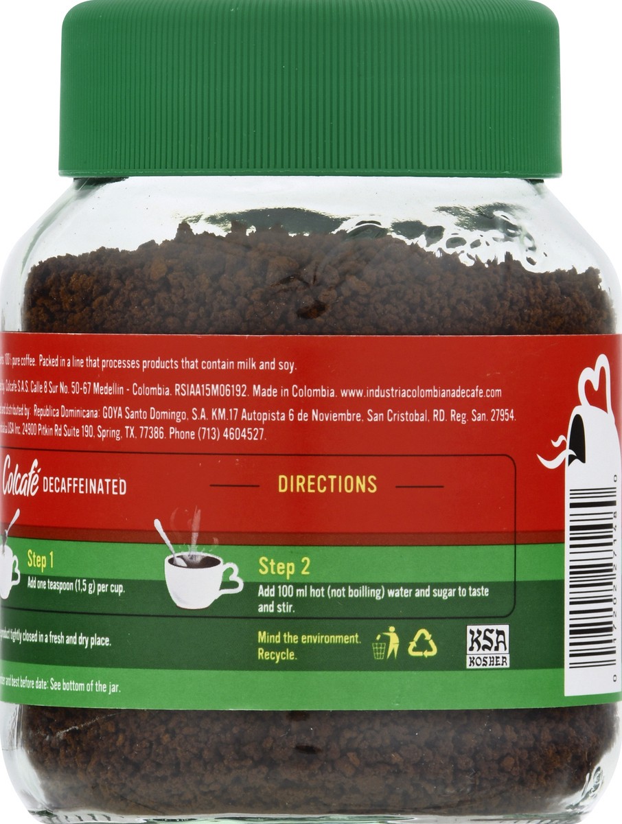 slide 3 of 12, GROCERY-DSD Colcafe Cafe Instantaneo Descafeinado (Decaf Instant Coffee) - 3 oz, 3 oz