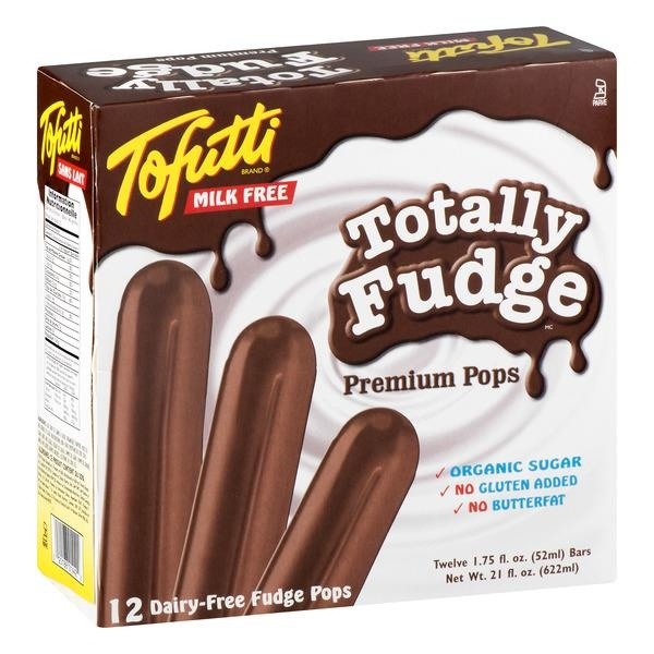 slide 1 of 1, Tofutti Milk Free Totally Fudge Dairy-Free Fudge Pops, 12 ct; 1.75 oz