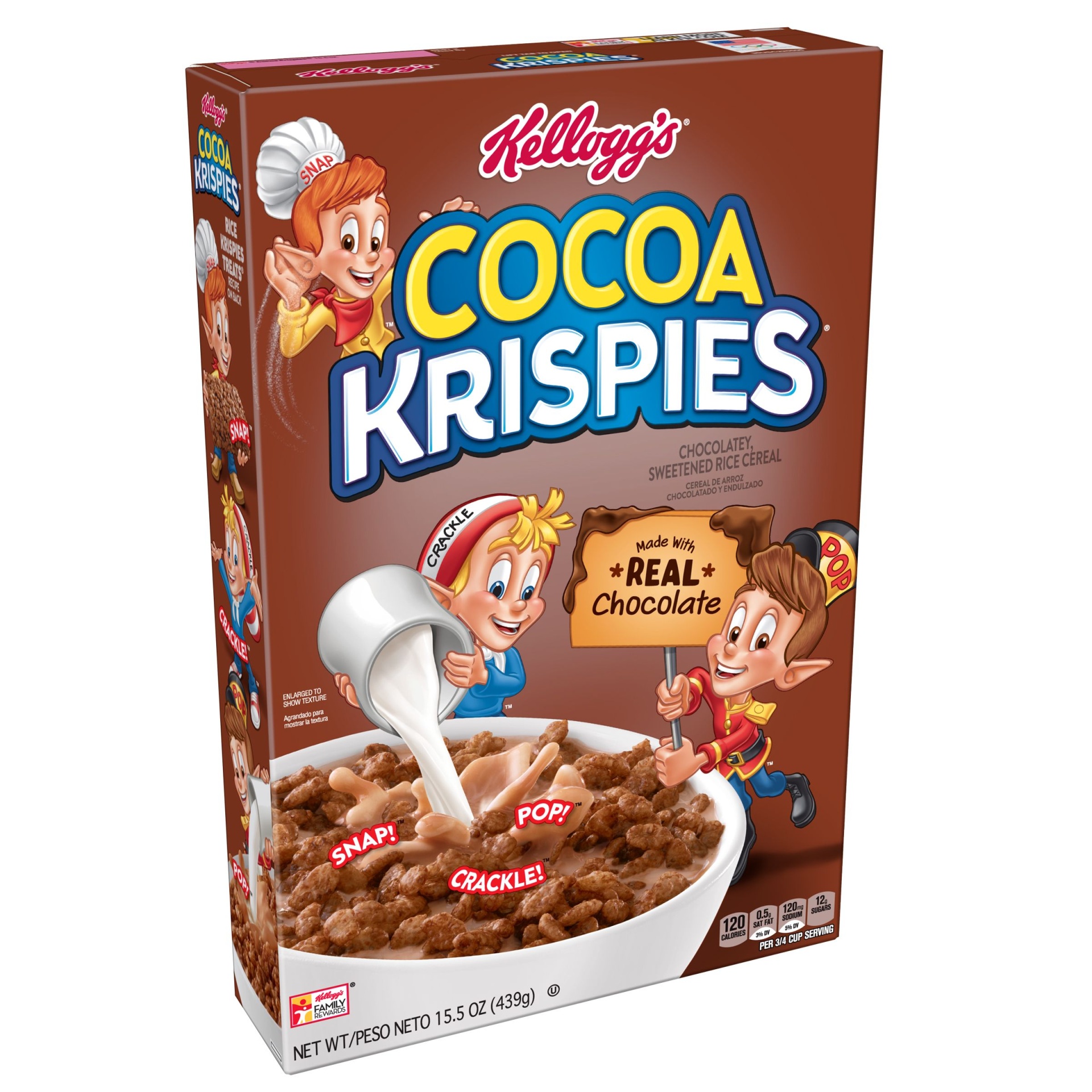 slide 1 of 7, Kellogg's Cocoa Krispies Cereal, 15.5 oz