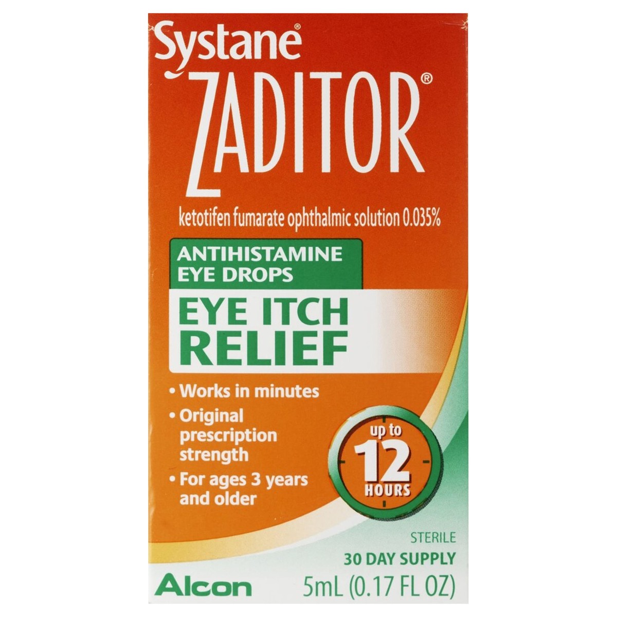 slide 1 of 31, Zaditor Antihistamine Eye Drops, 5 mL, 0.17 fl oz