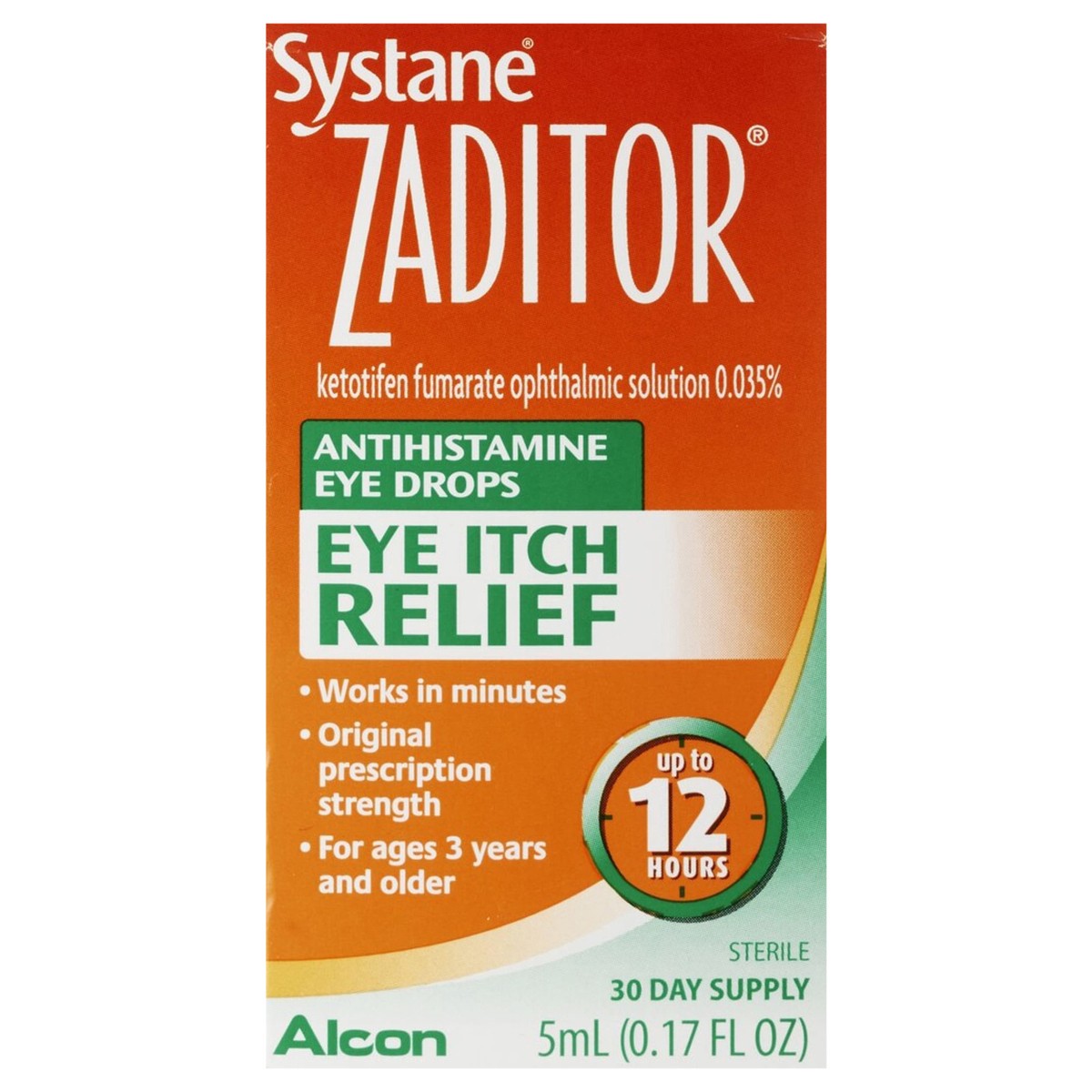 slide 1 of 31, Systane Zaditor Antihistamine Eye Drops, 5 mL, 0.17 fl oz