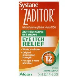 Zaditor Antihistamine Eye Drops, 5 mL