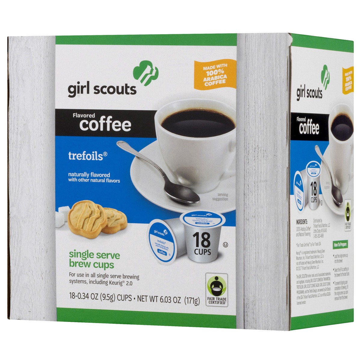 slide 3 of 9, Girl Scouts Single Serve Brew Cups 100% Arabica Coffee 18.0 ea, 18 ct