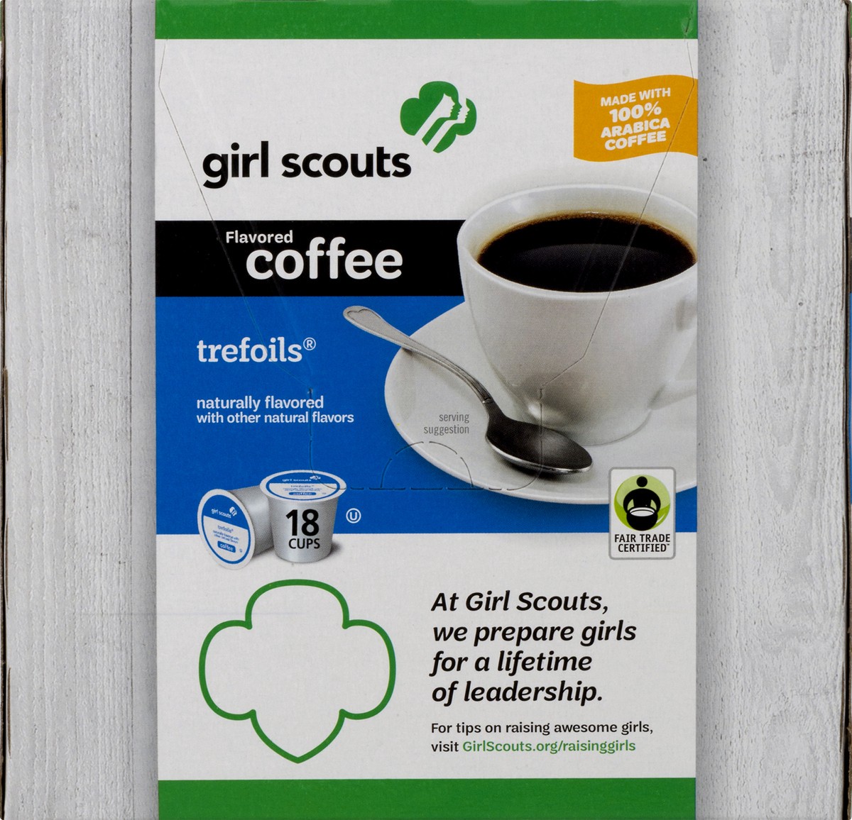 slide 5 of 9, Girl Scouts Single Serve Brew Cups 100% Arabica Coffee 18.0 ea, 18 ct