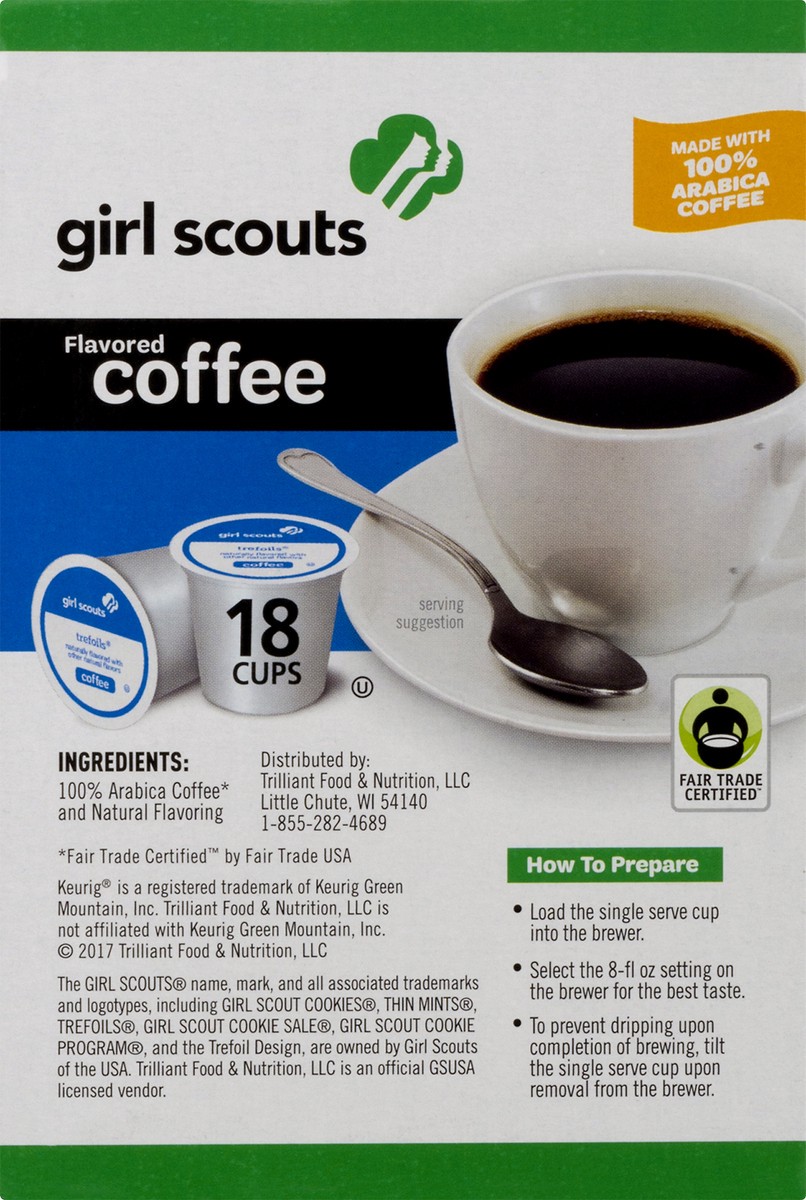 slide 8 of 9, Girl Scouts Single Serve Brew Cups 100% Arabica Coffee 18.0 ea, 18 ct