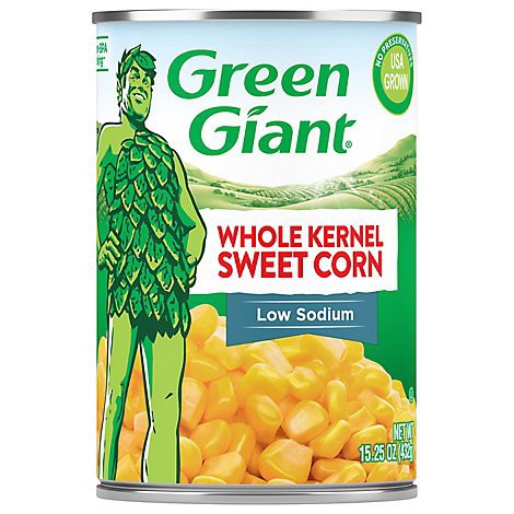 slide 1 of 1, Green Giant Low Sodium Whole Kernel Corn - 15.25 oz, 15.25 oz
