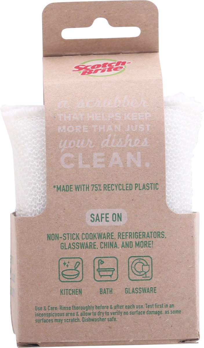 slide 4 of 9, Scotch-Brite Greener Clean Non Scratch Scrubbers, 3 ct