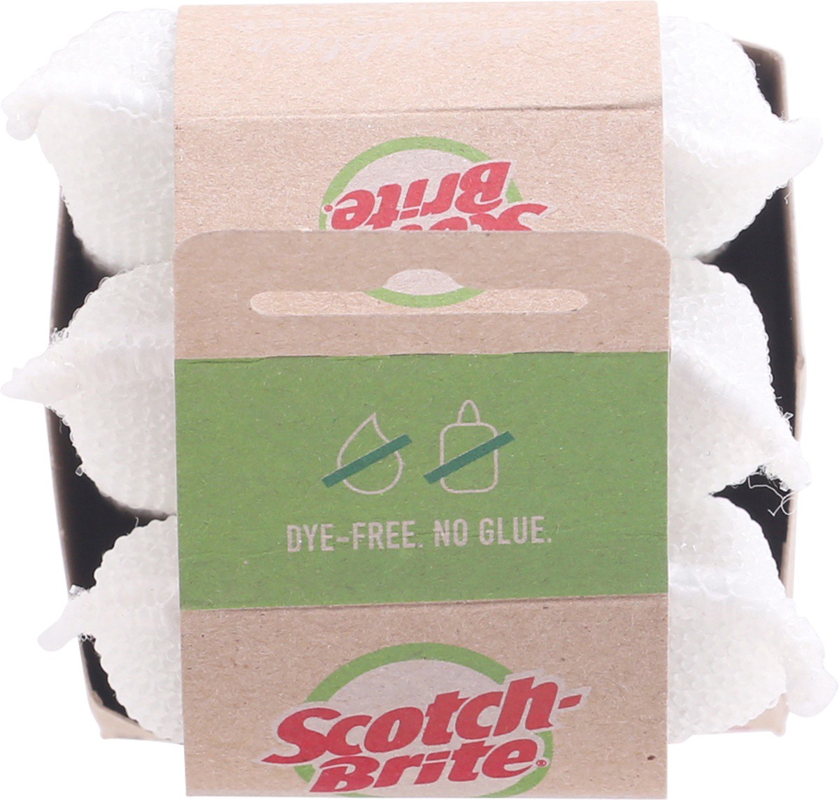 slide 9 of 9, Scotch-Brite Greener Clean Non Scratch Scrubbers, 3 ct