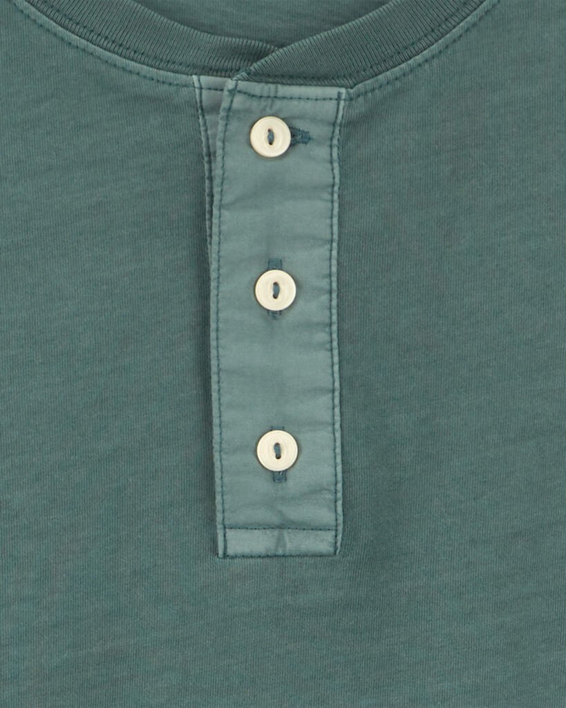 slide 2 of 2, Oshkosh Kid Short-Sleeve Henley Tee Olive 6, 1 ct