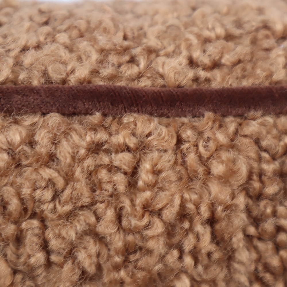 slide 3 of 3, 16" Brown Faux Fur Throw Pillow By Ashland, 16 in x 16 in x 5 in