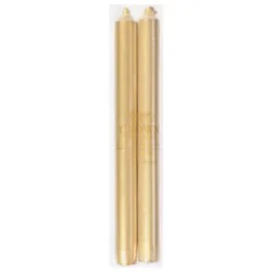 Caspari 10 Inch Gold Crown Candles 2 ea