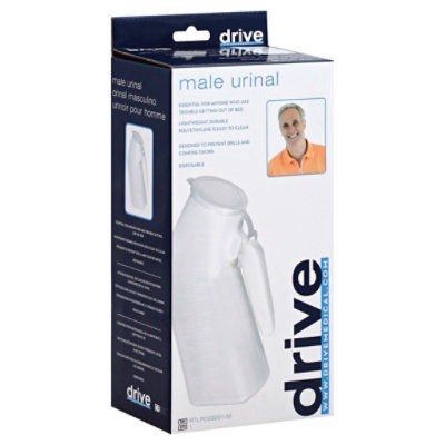 slide 1 of 9, Drive Personal Care Male Urinal 1 ea, 1 ct