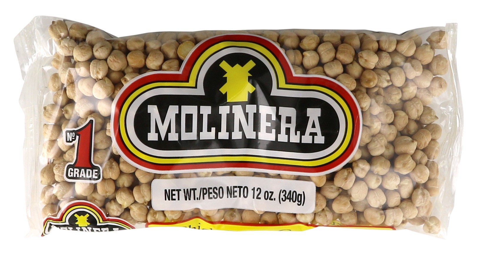 slide 1 of 1, Molinera Dry Chicken Peas, 12 oz