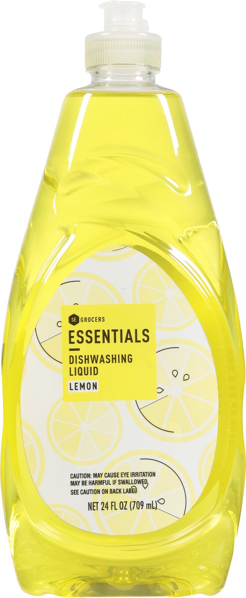 slide 7 of 9, Essentials Dishwashing Liquid - Lemon, 25 fl oz