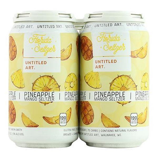 slide 1 of 1, Bw Seltzer - Untitled Artist Pineapple/mango Hard Sltzr 6pk Cns, 6 ct; 12 fl oz
