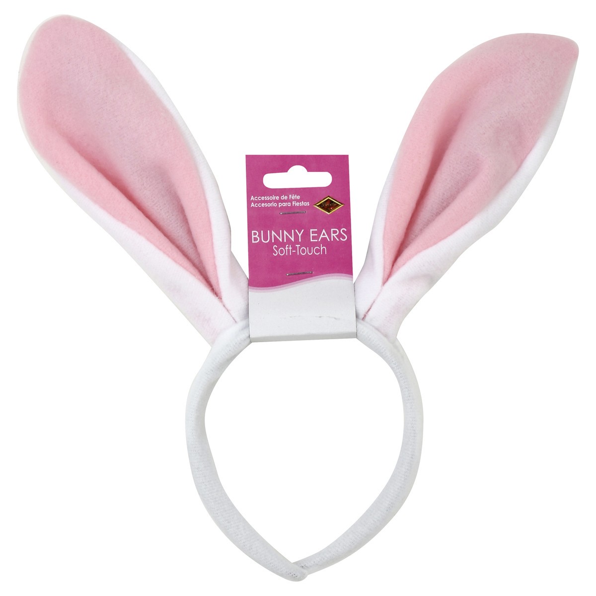 slide 2 of 3, Beistle Soft Touch Bunny Ears, 1 ct