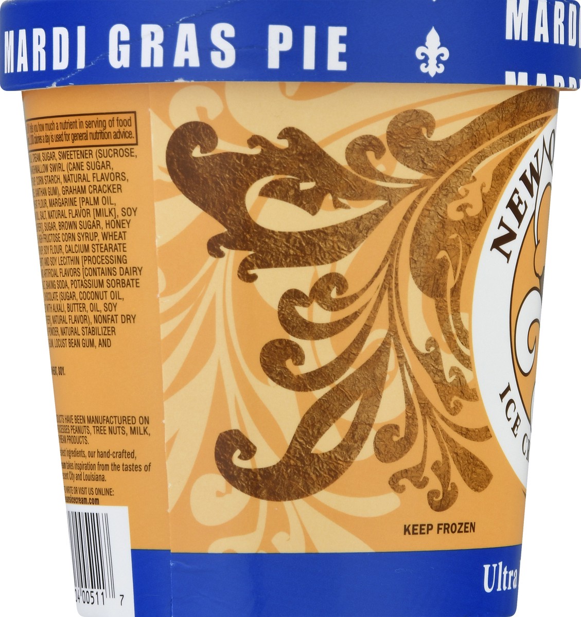 slide 7 of 11, New Orleans Ice Cream Co. Ultra Premium Mardi gras pie Ice Cream 16.0 oz, 16 oz