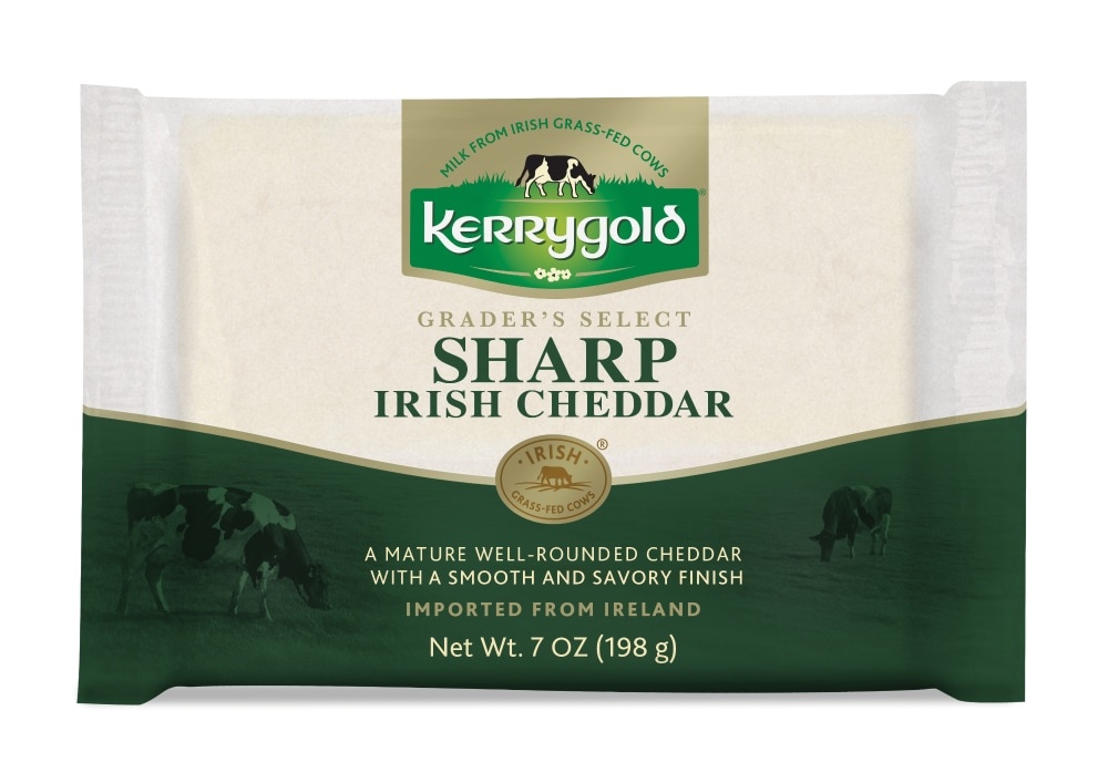 slide 1 of 1, Kerrygold Grader's Select Sharp Irish Cheddar Cheese, 7 oz