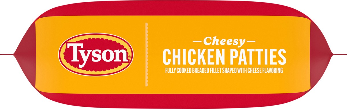 slide 6 of 12, Tyson Frozen Cheesy Mega Chicken Patties, 20 oz, 20 oz