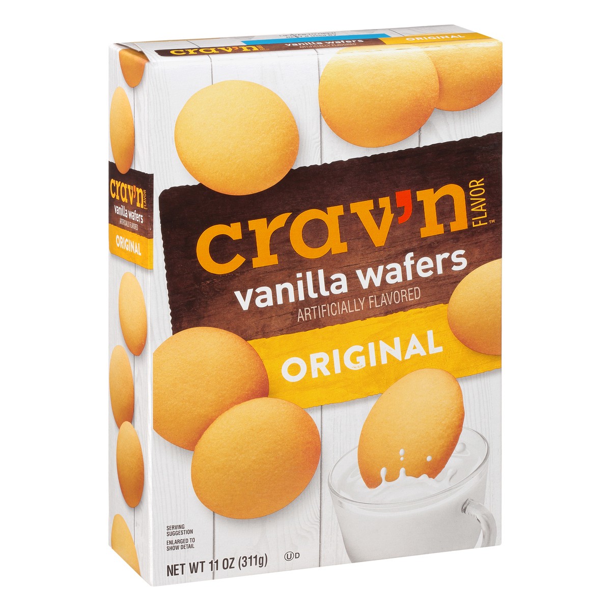 slide 2 of 10, Crav'n Flavor Original Vanilla Wafers, 11 oz