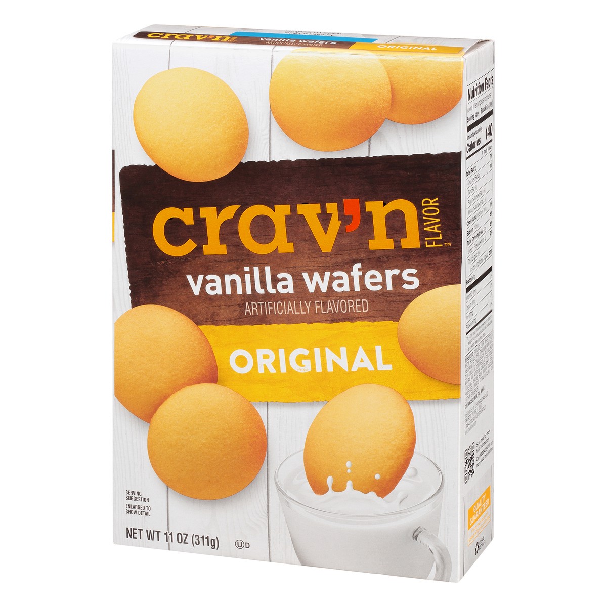 slide 3 of 10, Crav'n Flavor Original Vanilla Wafers, 11 oz