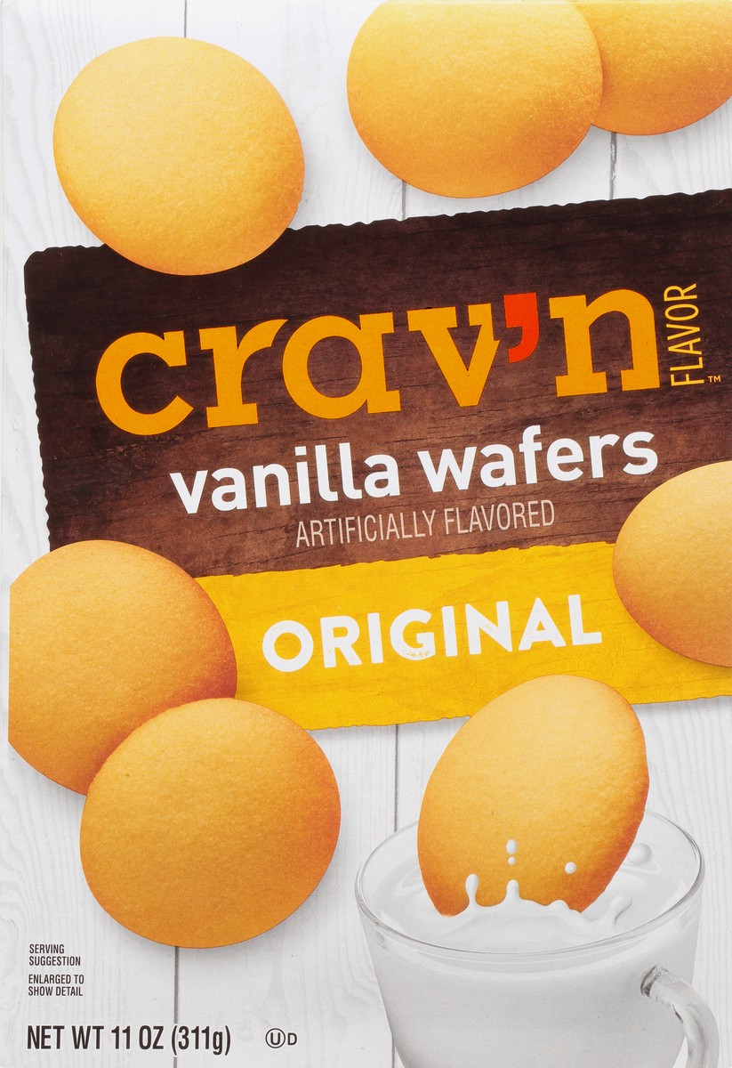 slide 10 of 10, Crav'n Flavor Original Vanilla Wafers, 11 oz