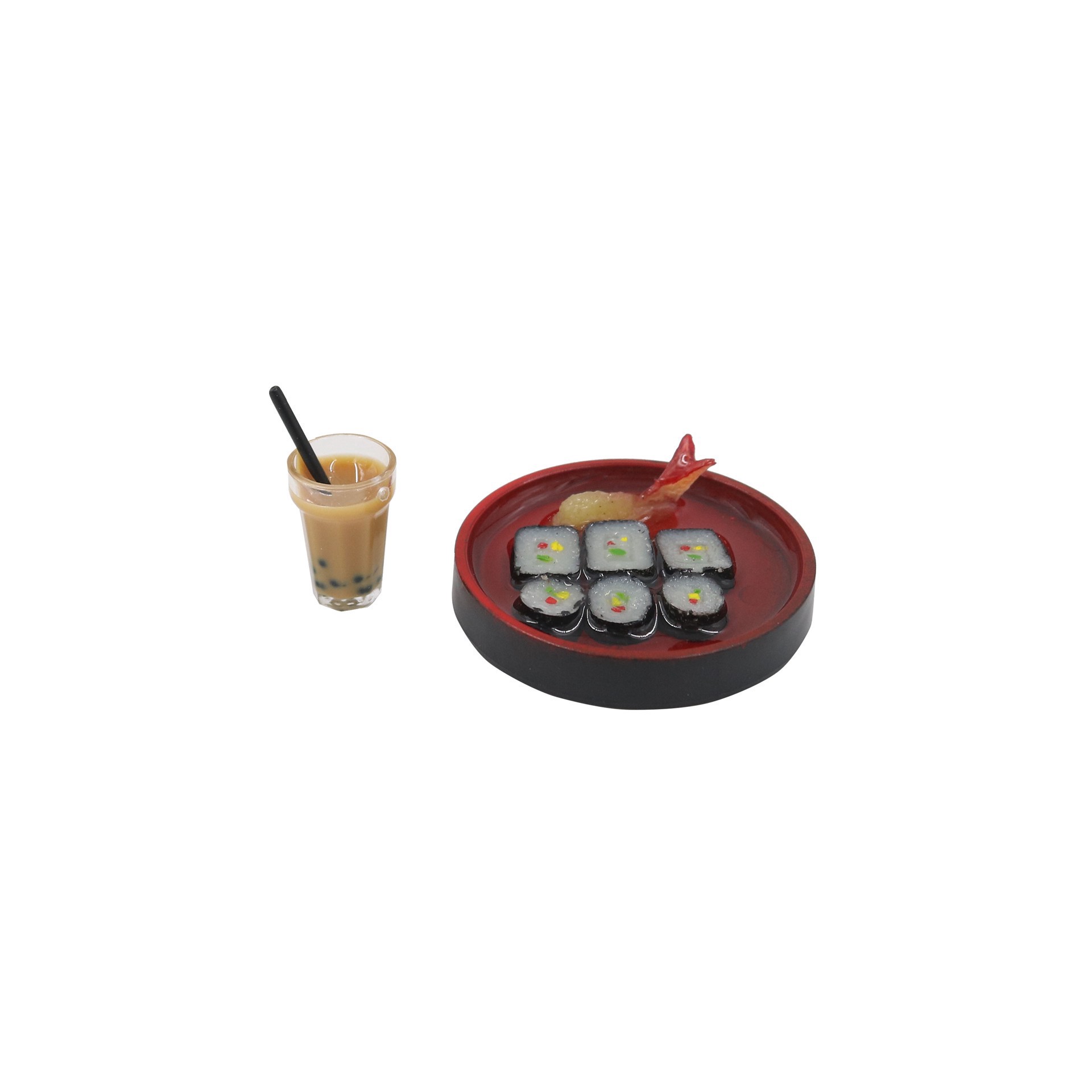 slide 2 of 3, Mini Sushi Plate & Boba Tea By Make Market, 2 in x 0.4 in