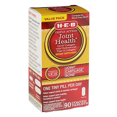 slide 1 of 1, H-E-B UC-II Triple Action Joint Health, 90 ct