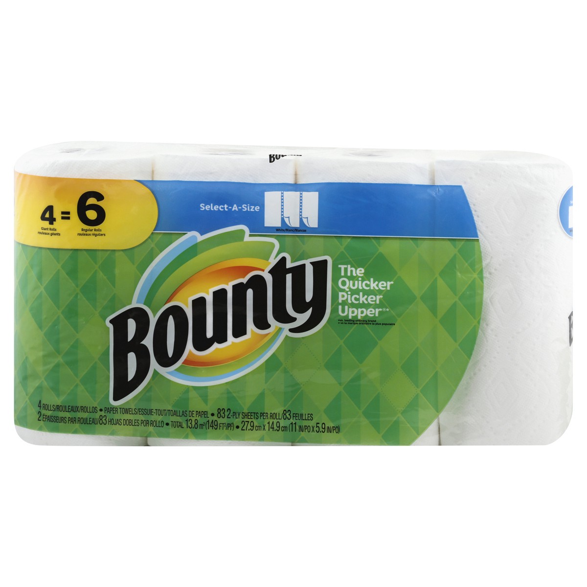 slide 4 of 10, Bounty Paper Towels 4 ea, 4 ct