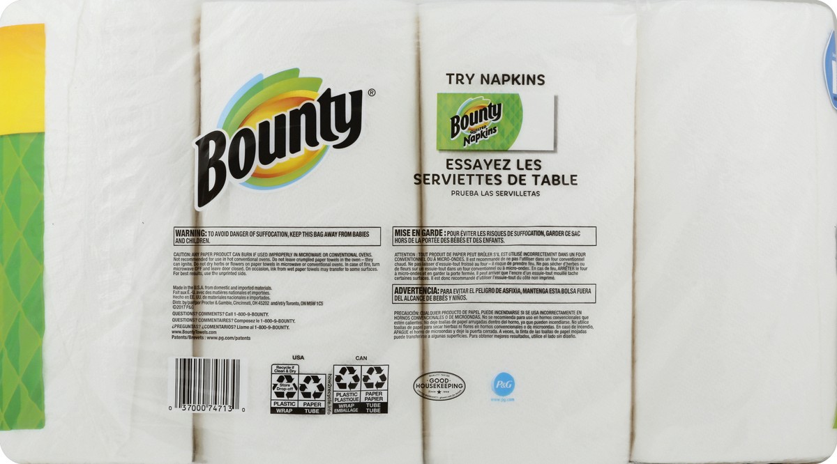 slide 8 of 10, Bounty Paper Towels 4 ea, 4 ct