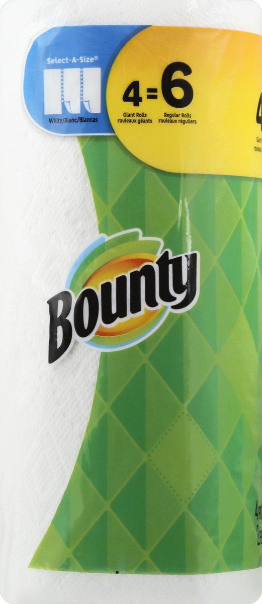 slide 9 of 10, Bounty Paper Towels 4 ea, 4 ct