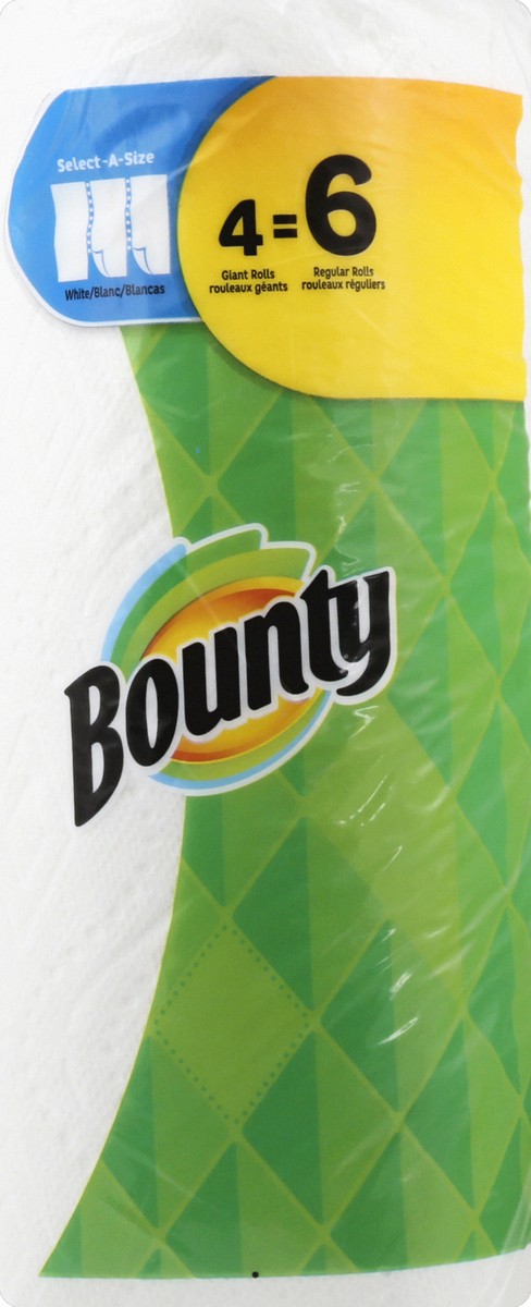 slide 10 of 10, Bounty Paper Towels 4 ea, 4 ct