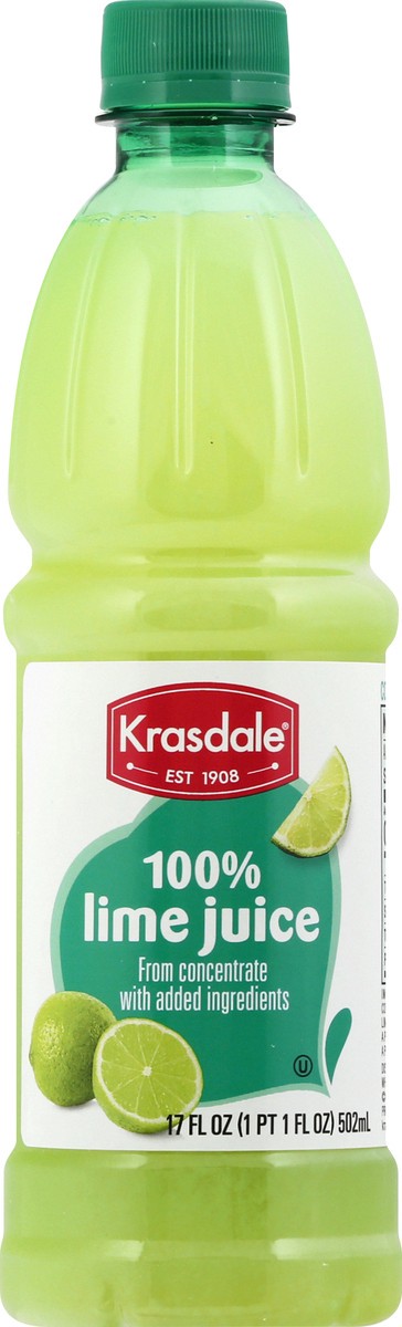 slide 2 of 13, Krasdale Lime Lime Juice 17 oz, 17 oz