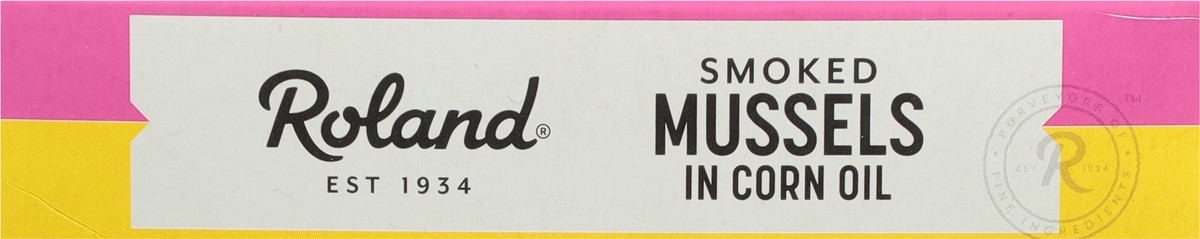 slide 11 of 11, Roland Smoked Mussels, 3 oz